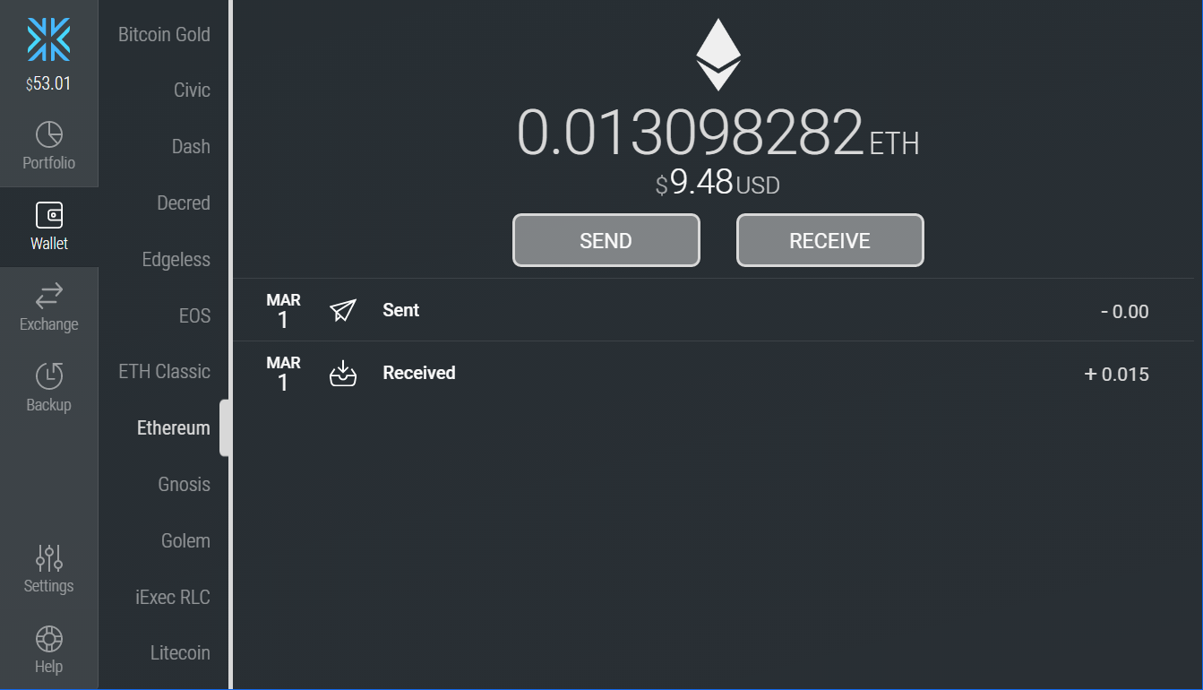 can you buy ethereum on exodus