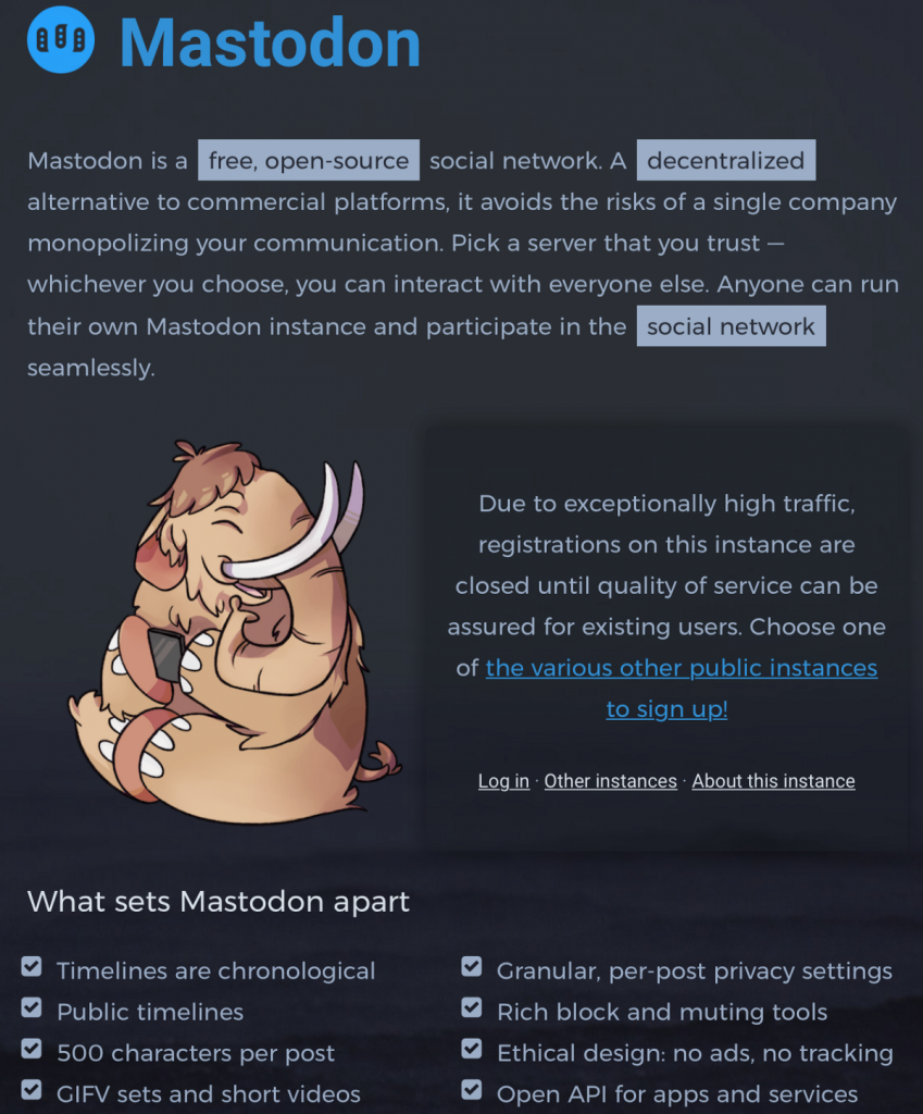 mastodon app screenshot