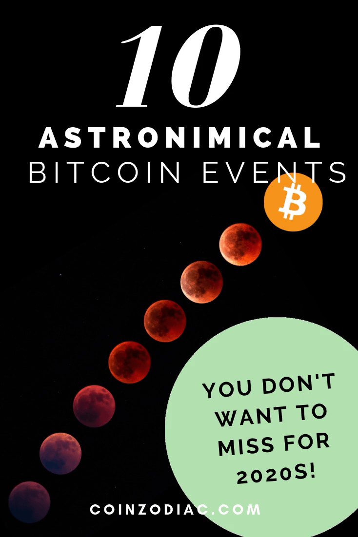 10 astronomical Bitcoin events that you won't want to miss for 2020s! coinzodiac