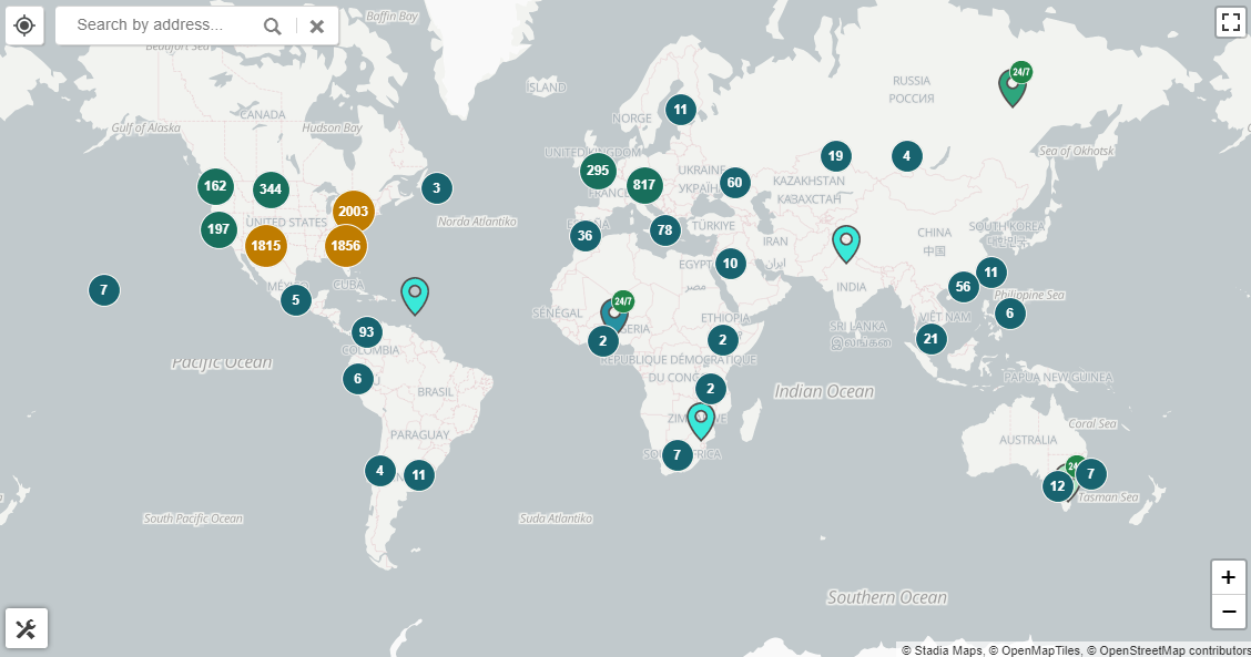 World Bitcoin ATM Location
